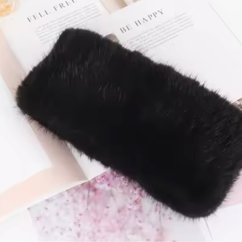 Mink Fur headband